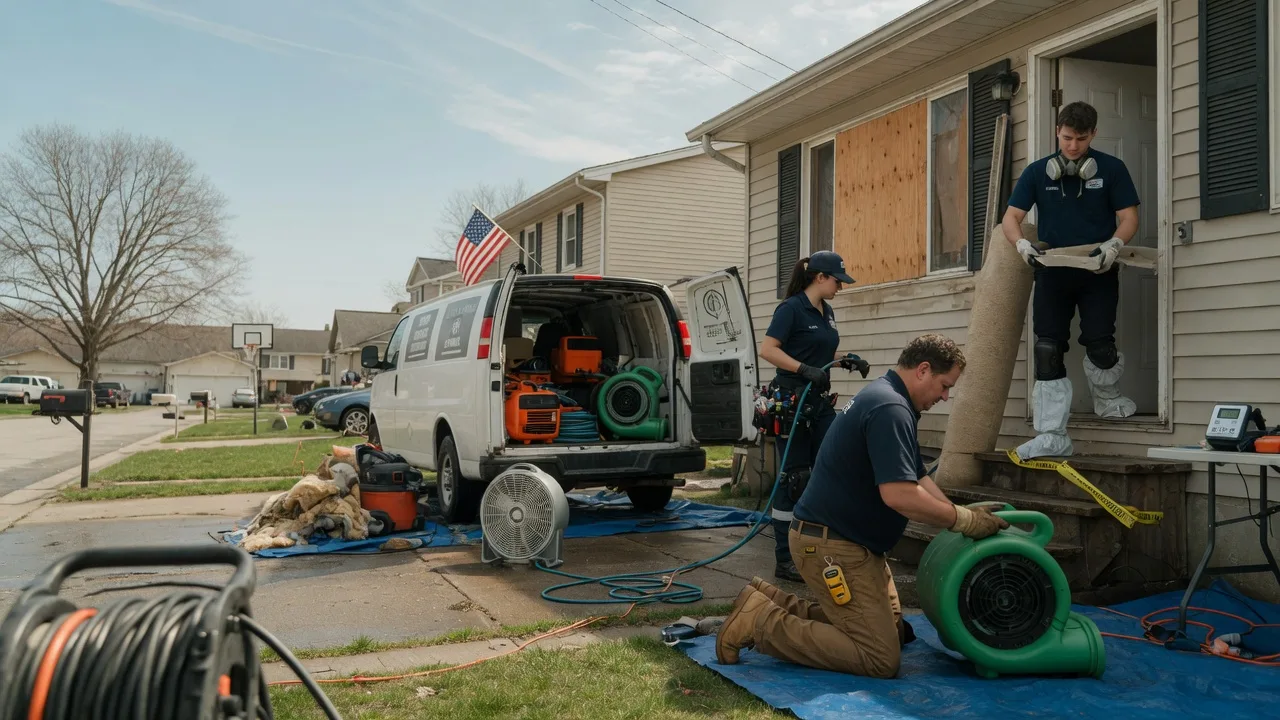 Water Damage Restoration in New Boston, MO near me